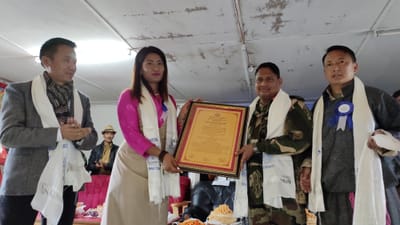 DSA Felicitates Ms. Doma Sherpa, Everester