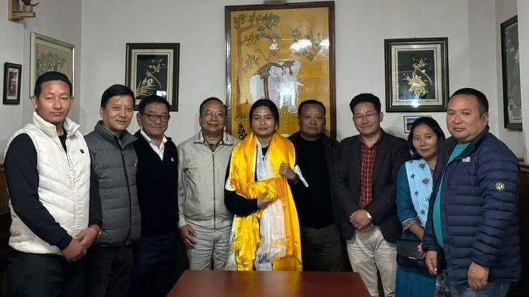 DSA extended its best wishes to Kickboxer Phur Deeki Sherpa