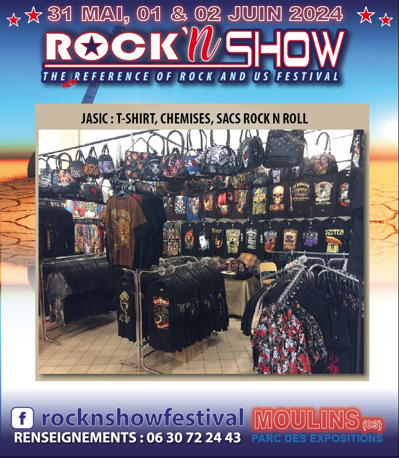 JASIC : T-SHIRT, SAC, CHEMISE ROCK