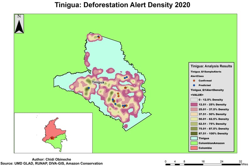Testing the Reliability of GLAD Alerts in the Colombian Amazon (Tinigua and Macarena)