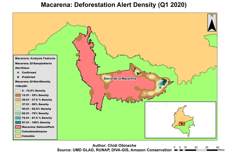 Testing the Reliability of GLAD Alerts in the Colombian Amazon (Tinigua and Macarena)