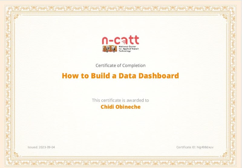 Web Courses in Transportation Planning