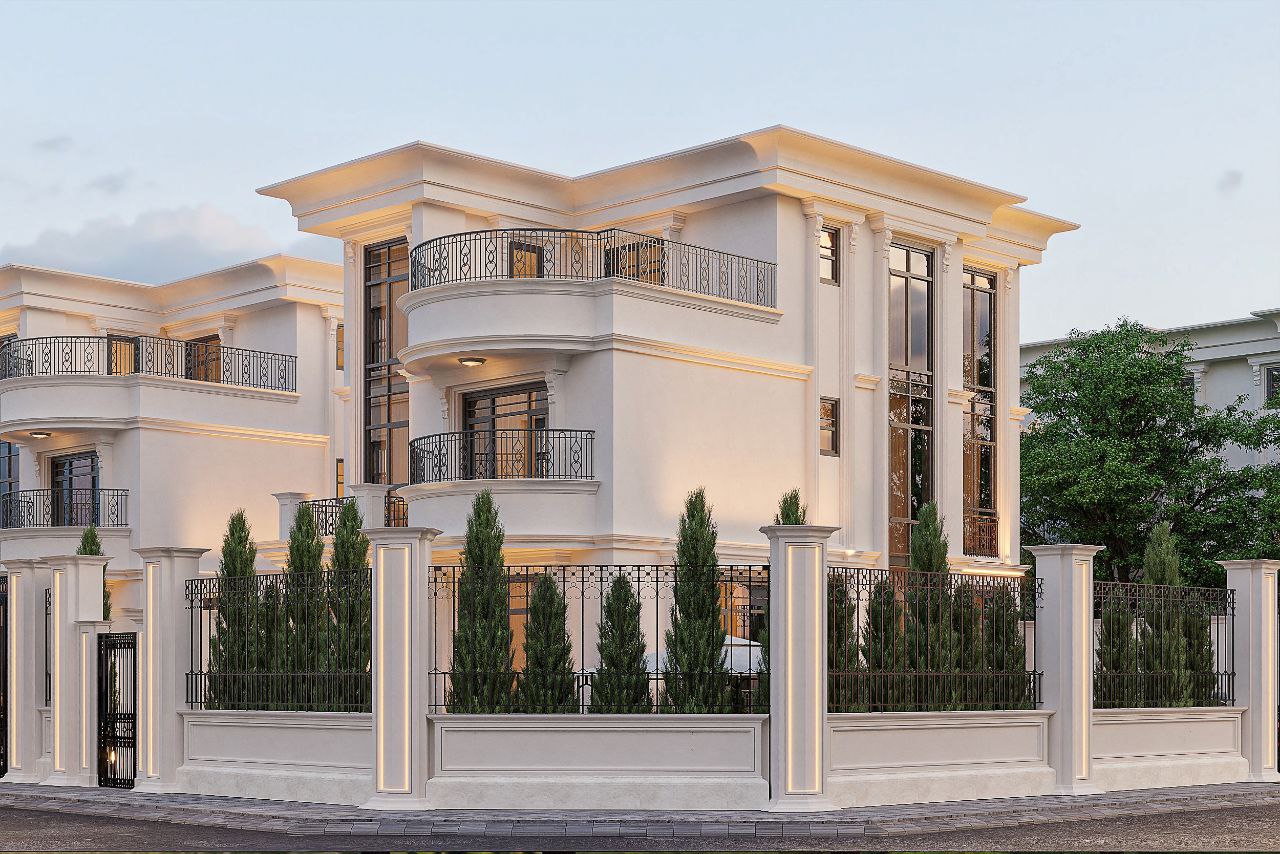 Kompleks 3 villadan oluşmaktadır.