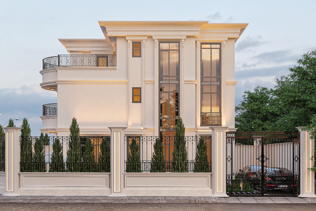 Kompleks 3 villadan oluşmaktadır.