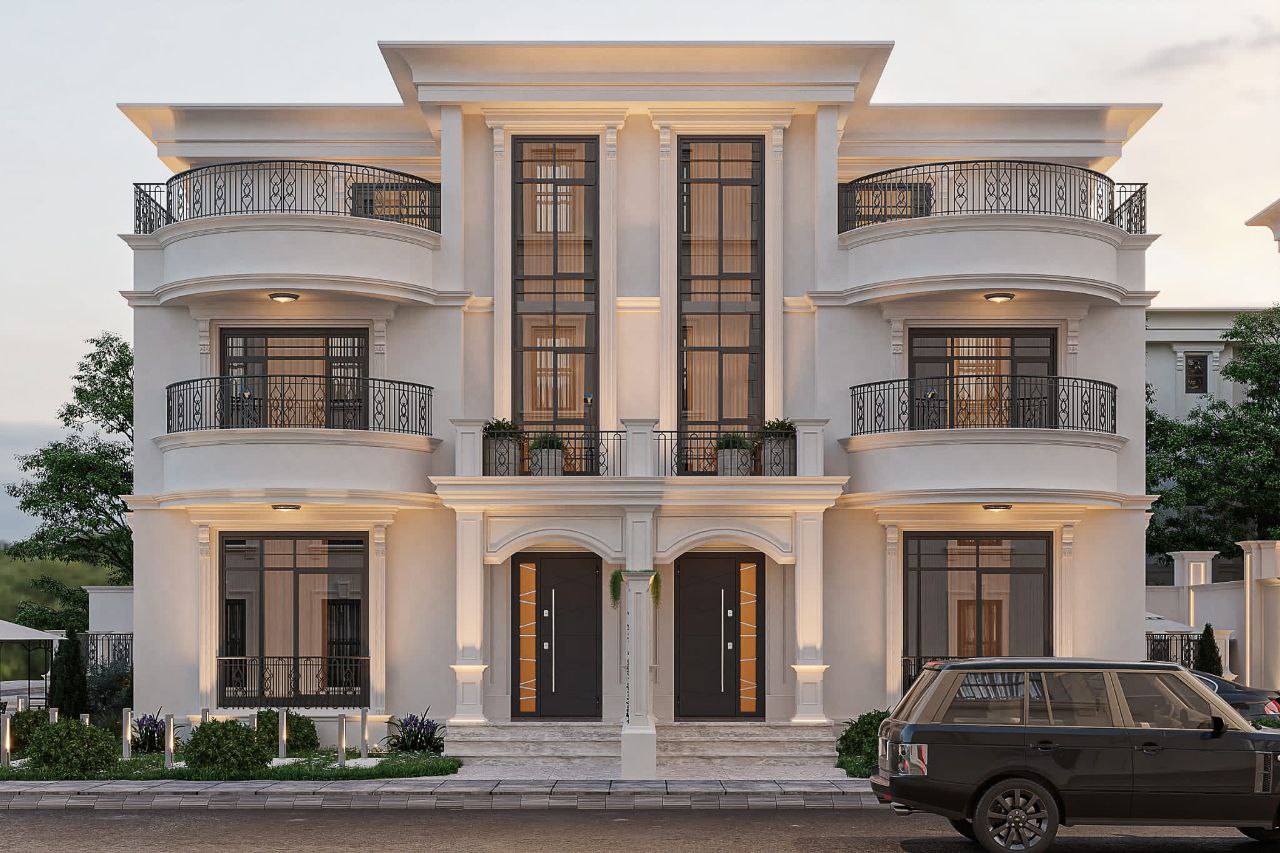 Kompleks 3 villadan oluşmaktadır.