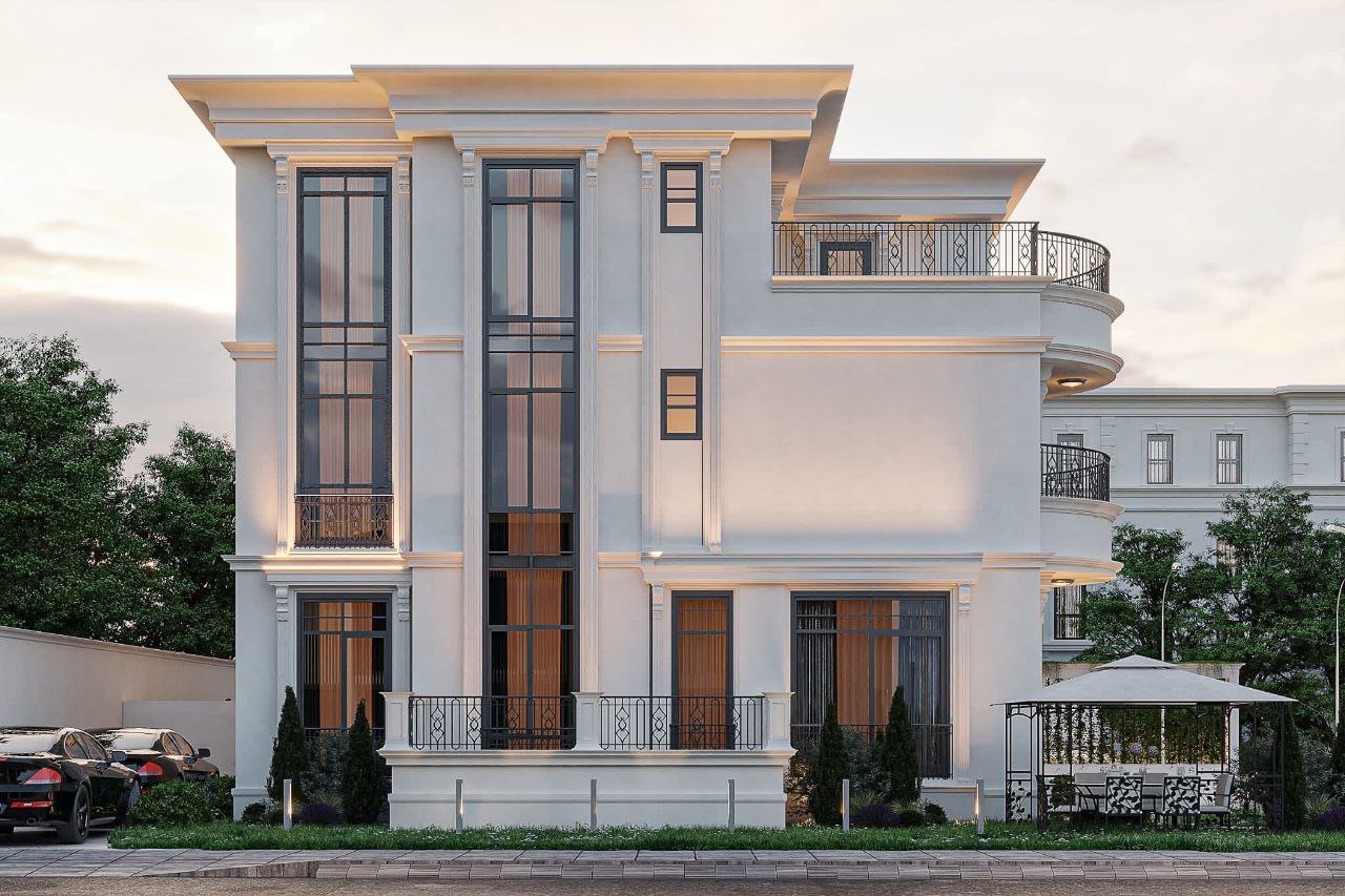 Kompleks 3 villadan oluşmaktadır.