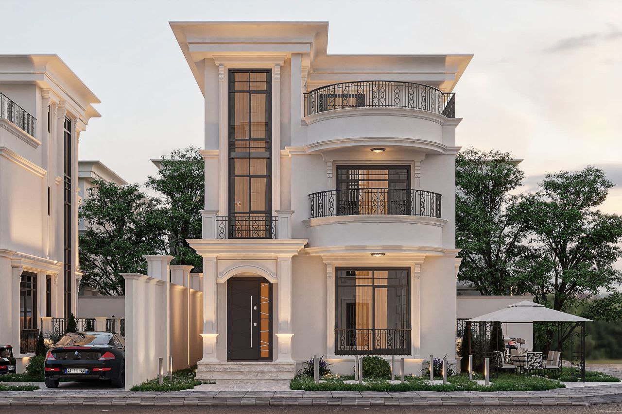 Kompleks 3 villadan oluşmaktadır.