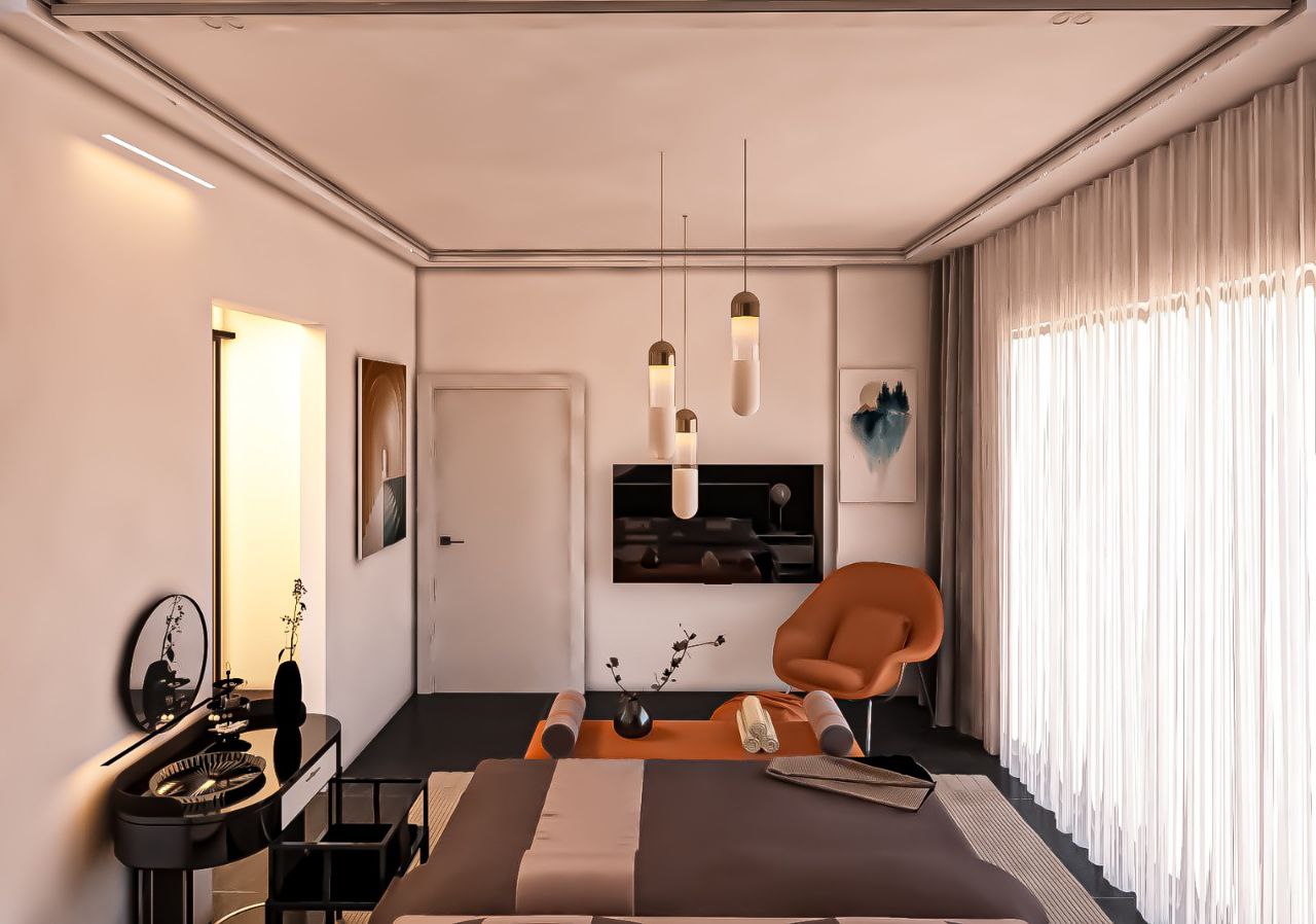 Kompleks 3 villadan oluşmaktadır.