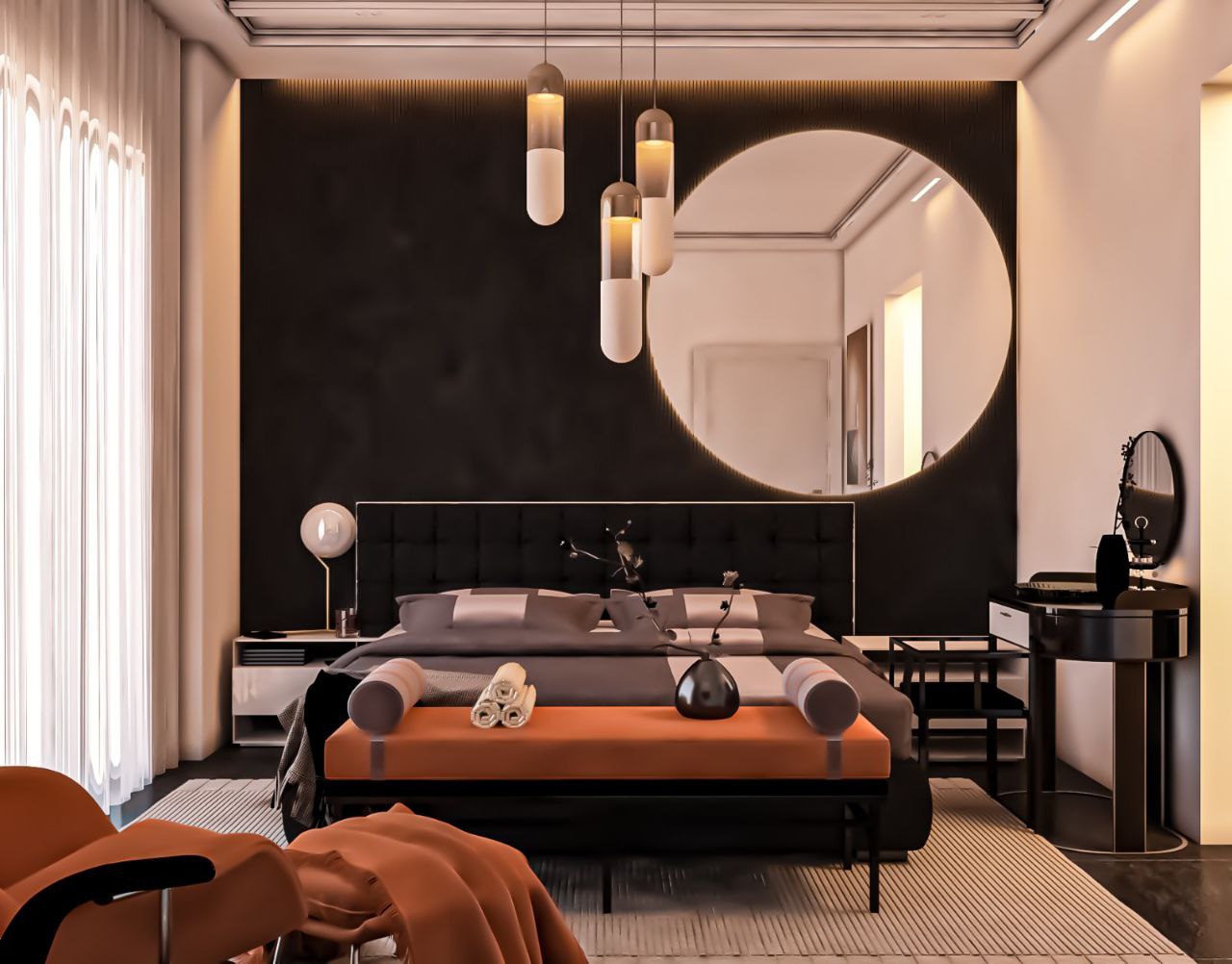 Kompleks 3 villadan oluşmaktadır.