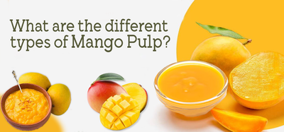 What are the different types of mango pulp?