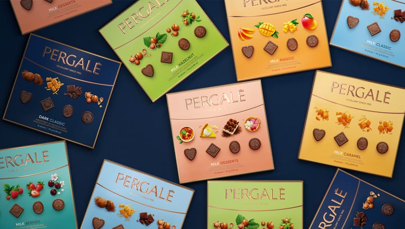 Pergalė Chocolates Rebrand