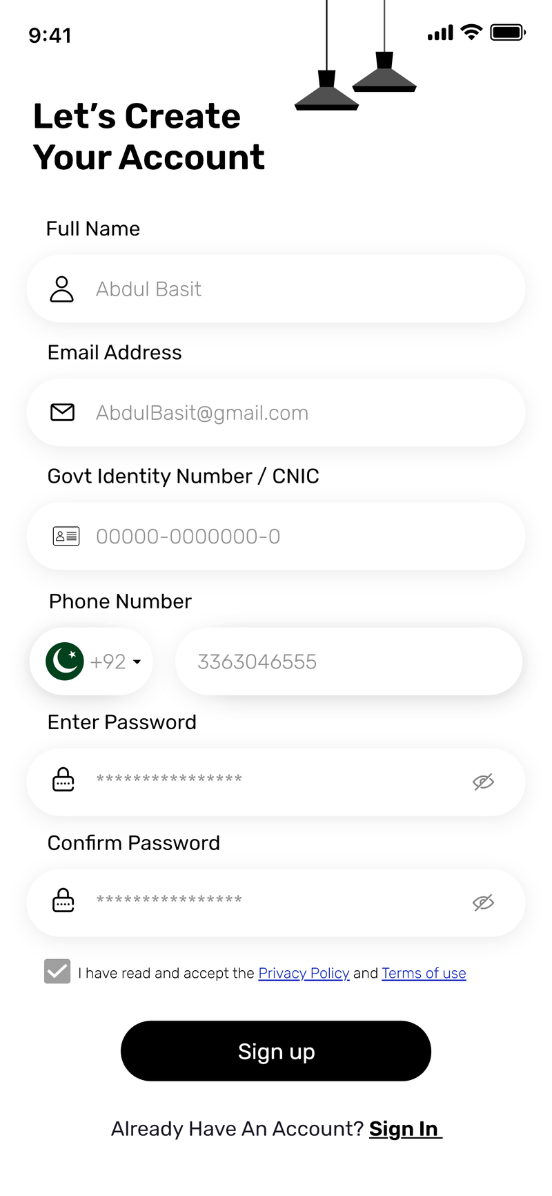 Animal Owner Account Registration