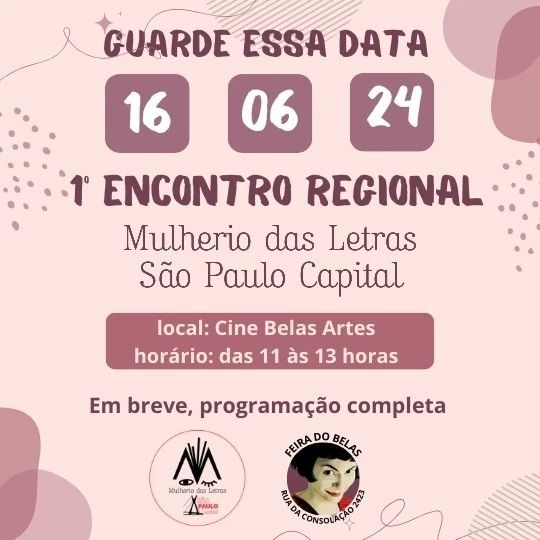 1º Encontro Regional Mulherio das Letras SP