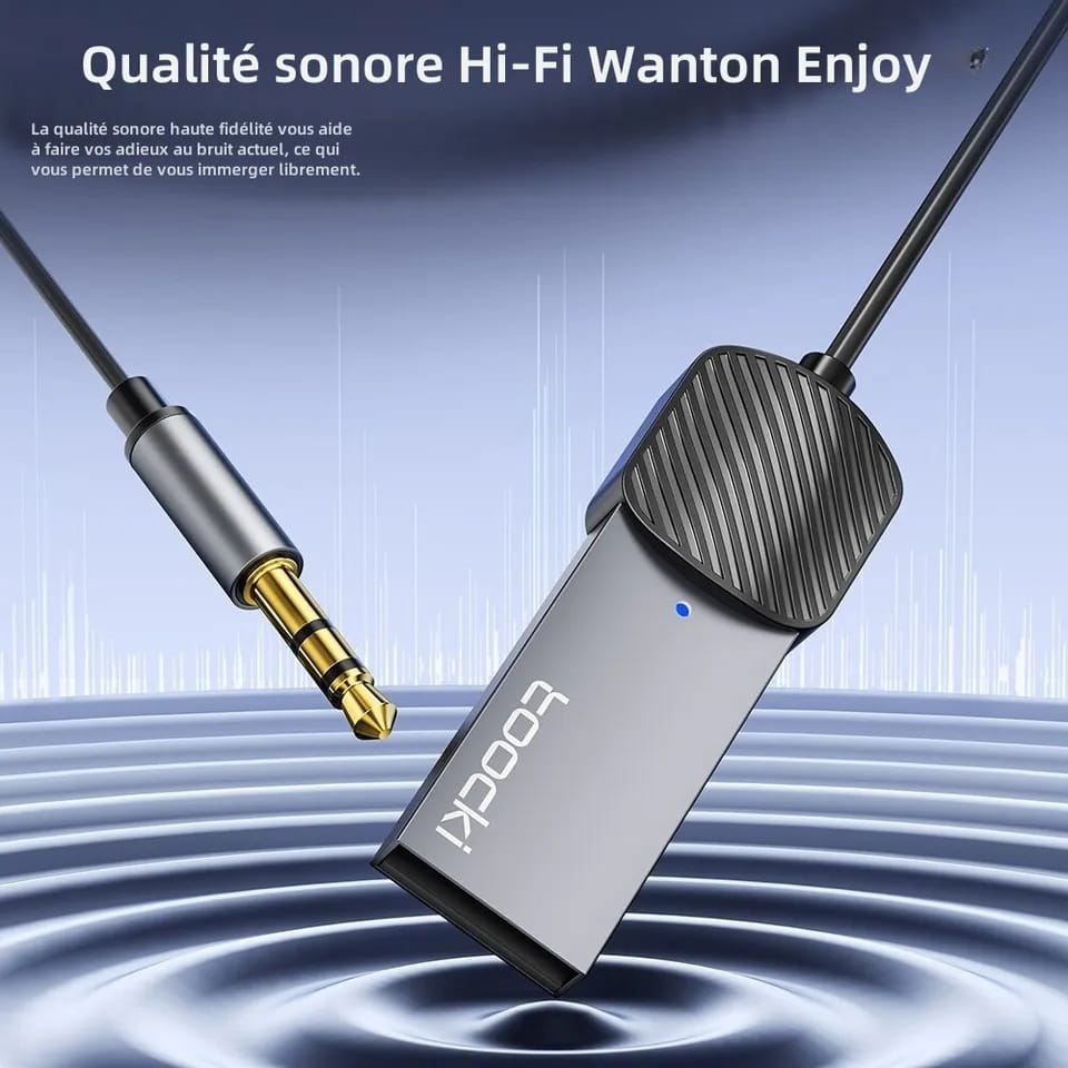 Adaptateur AUX Bluetooth pour Voiture