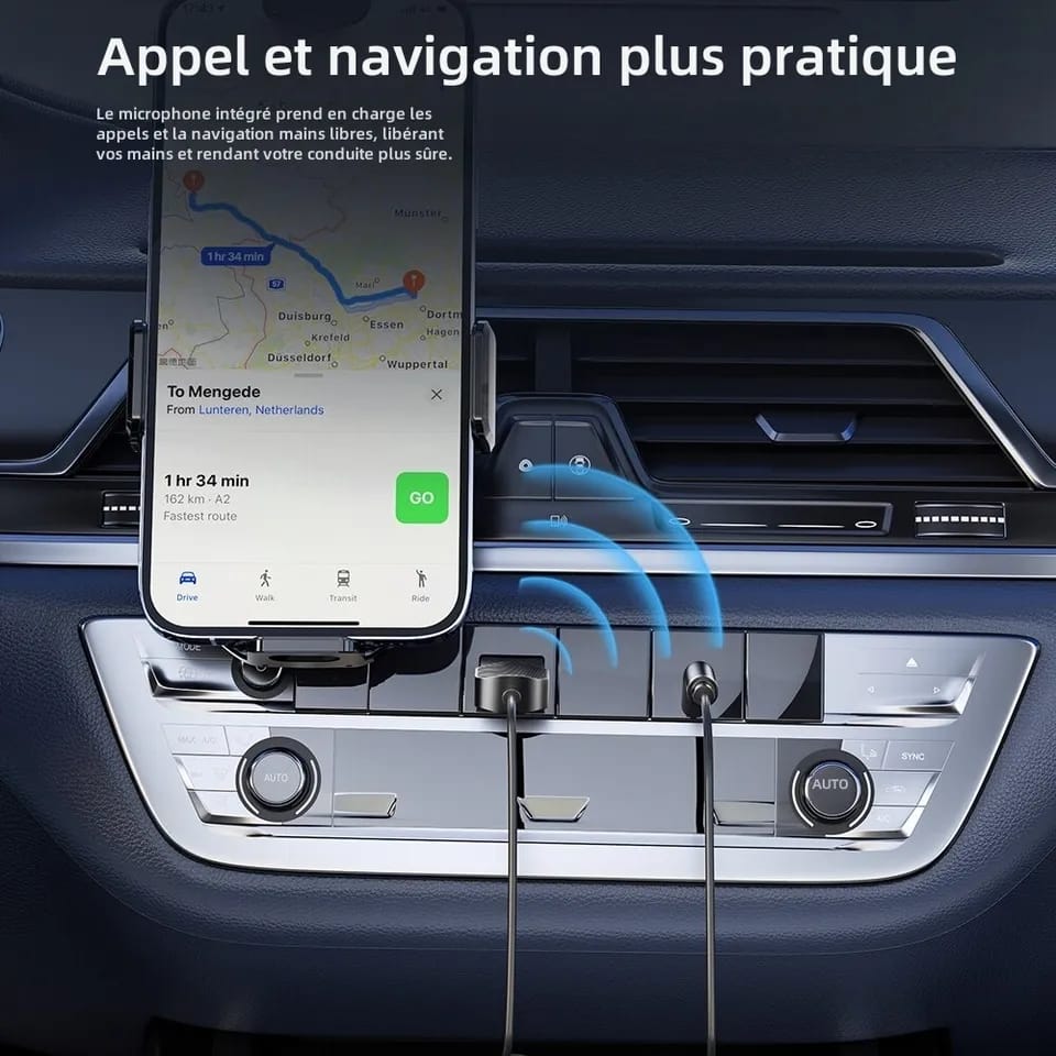Adaptateur AUX Bluetooth pour Voiture