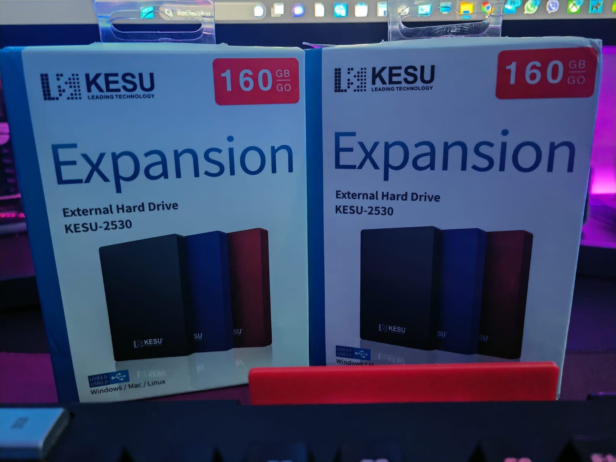 -Disque dur 160 GO externe HDD portable, stockage USB