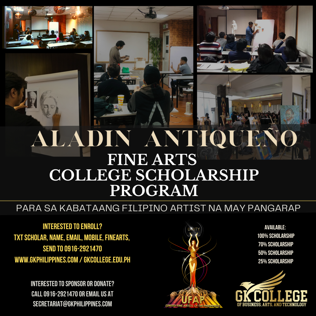 ALADIN ANTIQUEÑO SCHOLARSHIP FOR THE ARTS