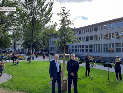 «Druiden» schenken der Stadt Luzern eine Eiche im Vögeligärtli