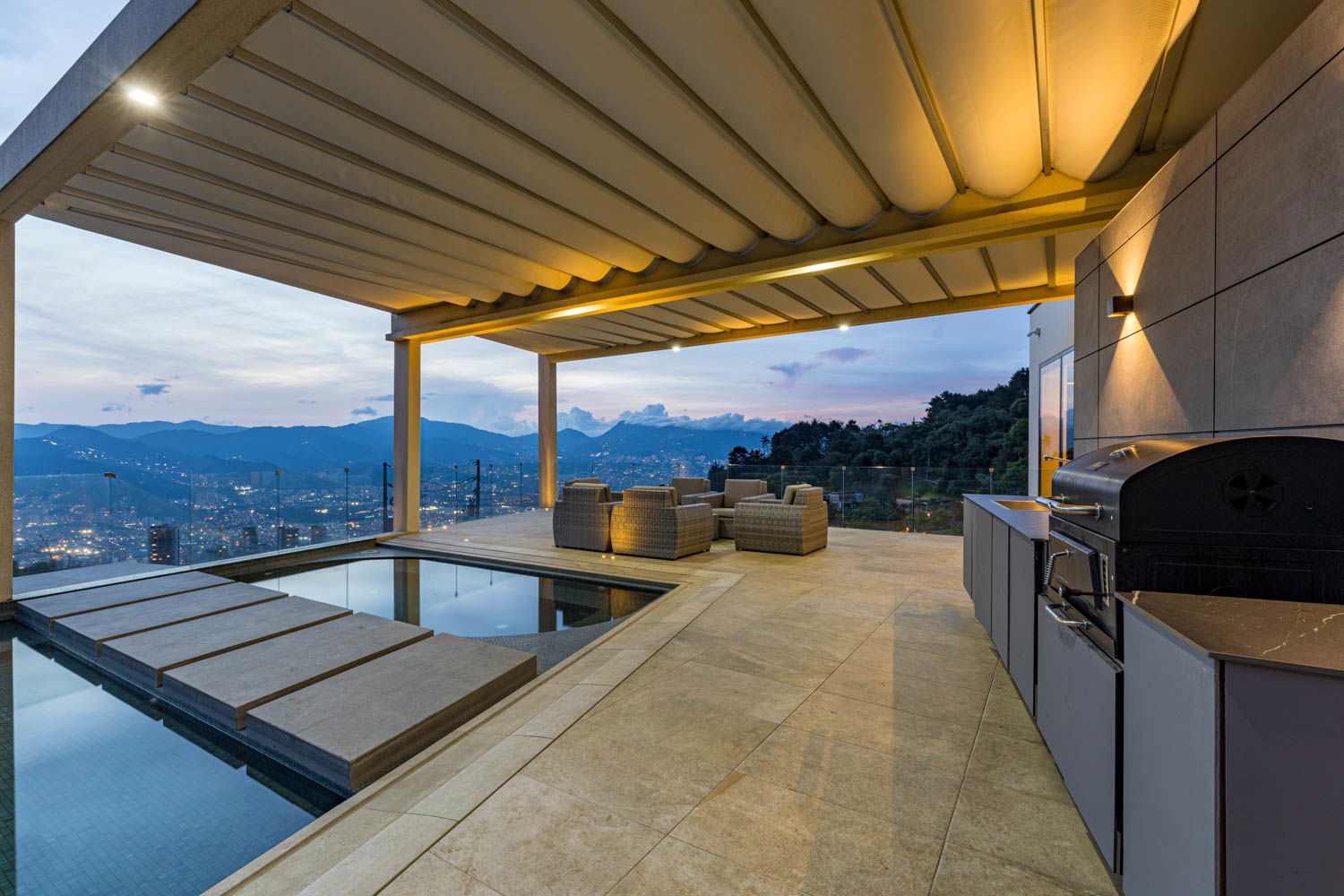 "Panoramic Perfection: Unforgettable Views Await at our Villa in Medellin, Colombia"