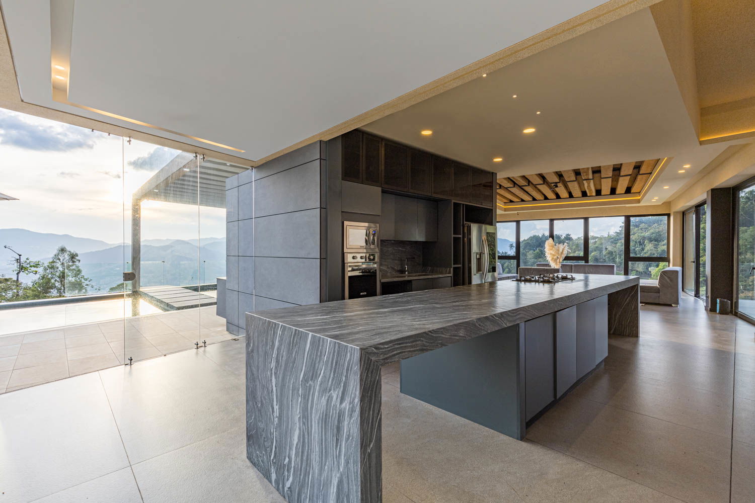 Unwind in Style: Luxuriate in the Elegance of our Medellin Villa's Exquisite Living Room"