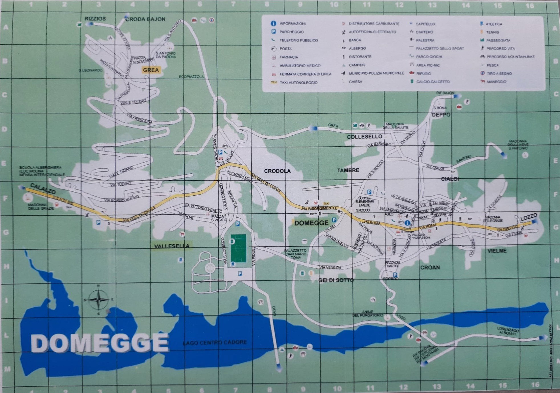 Toponomastica Comune di Domegge di Cadore