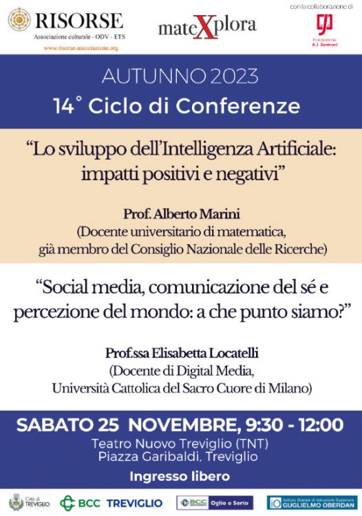 Autunno 2023 - 14° ciclo di conferenze