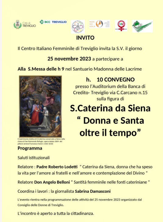 Santa Caterina da Siena "Donna e Santa oltre il tempo"