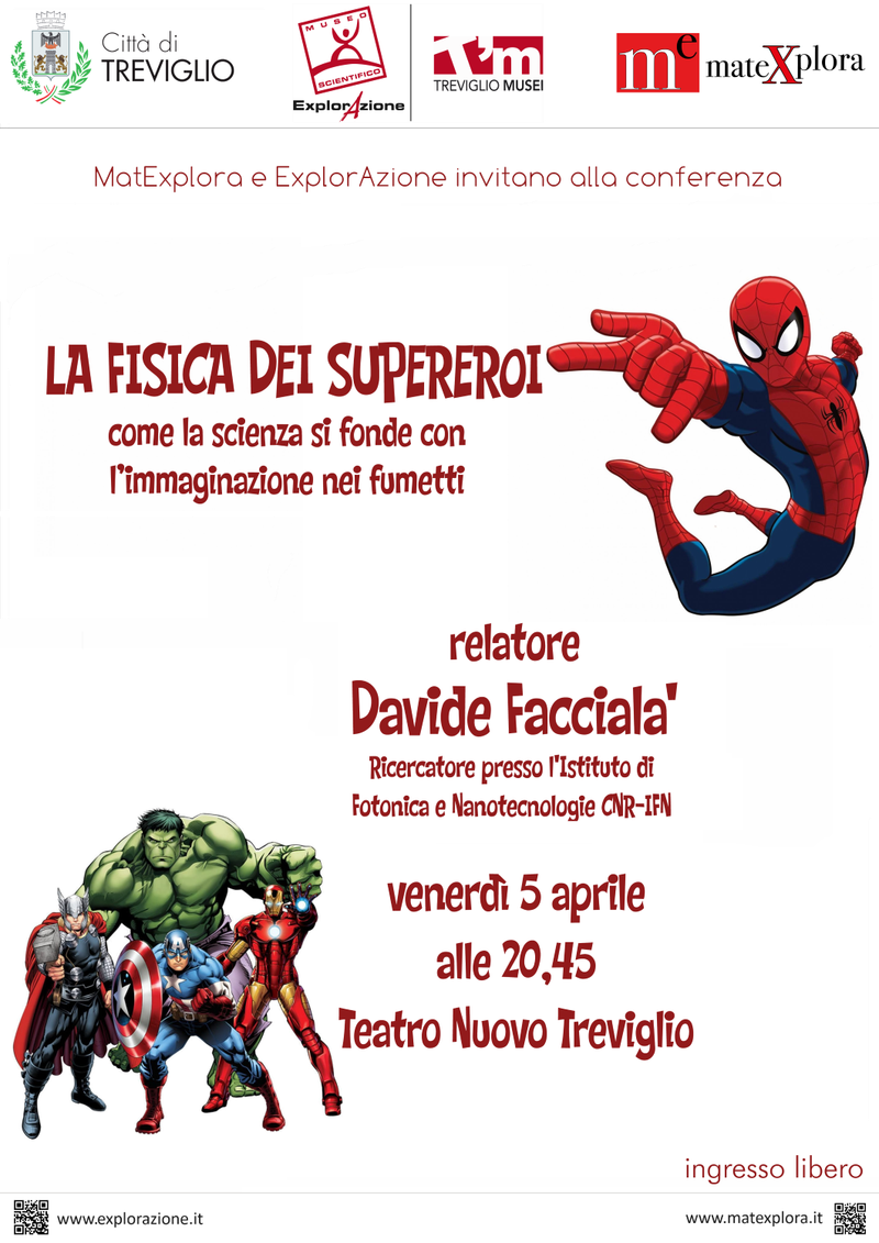 MUSEO MATEXPLORA - LA FISICA DEI SUPEREROI