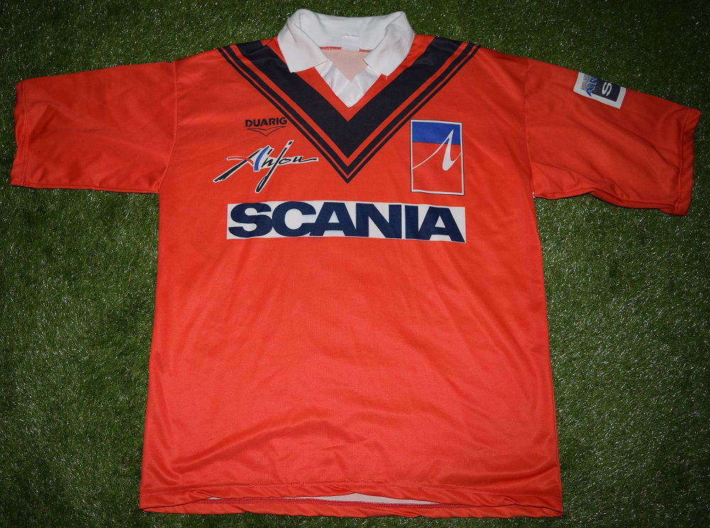 Maillot Extérieur Rouge 1993-1994 d'Eric Stéphanini