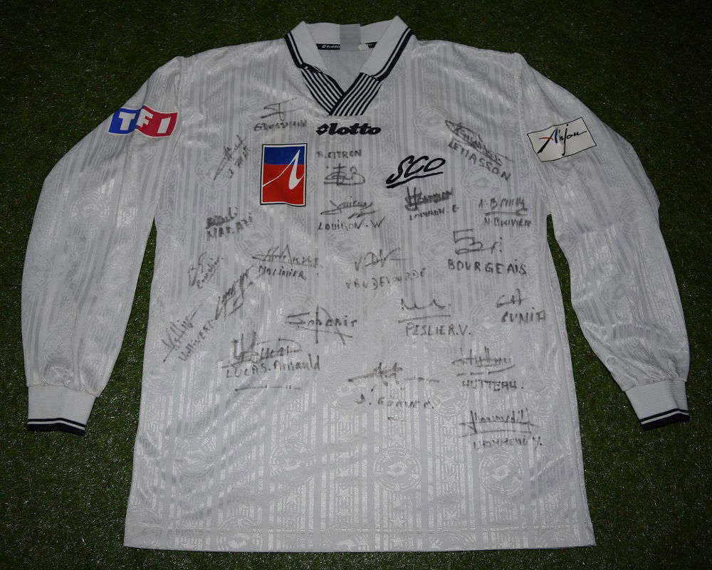 Maillot Domicile manches longues 1998-1999 de Stéphane Boucher - signé par toute l'équipe 99-00