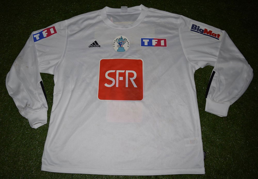 Maillot Coupe de France 32ème 2003-2004 de Mickaël Tacalfred