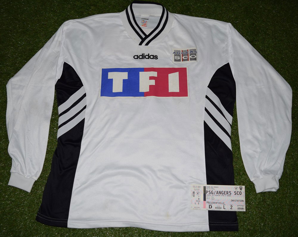 Maillot Coupe de France 1995-1996 de Sébastien Ducourneau