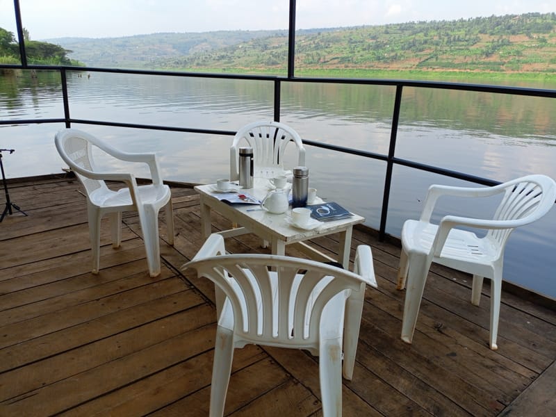 Floating Moments: Coffee, Books, and Serenity at Realm Beach Resort