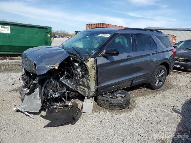 Ford Explorer Xlt 2023 Gray 2.3L 4