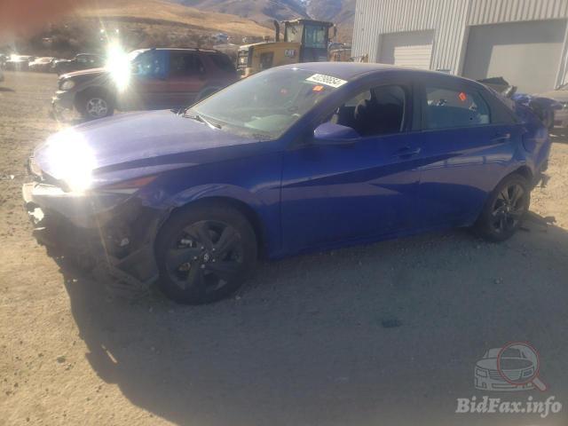 Hyundai Elantra Blue 2022 Blue 1.6L 4