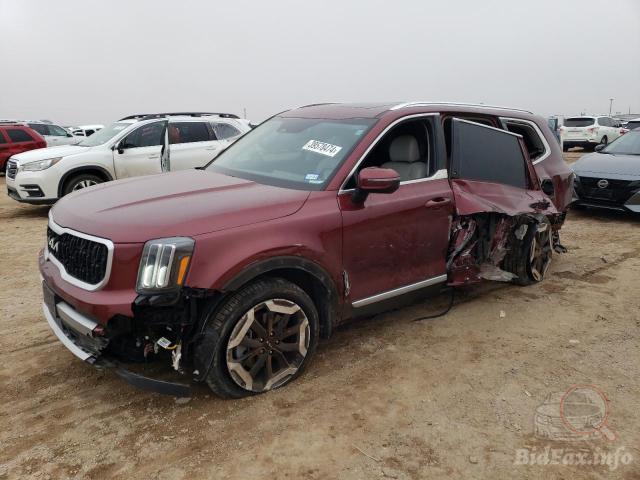 Kia Telluride Ex 2023 Burgundy 3.8L 6