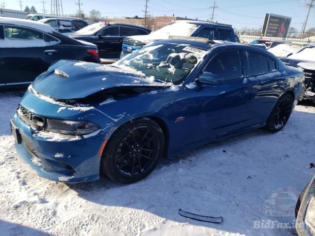 Dodge Charger Scat Pack 2022 Blue 6.4L 8