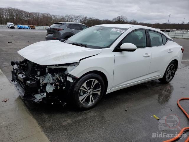 Nissan Sentra Sv 2023 White 2.0L 4