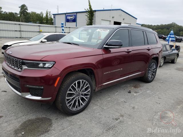 Jeep Grand Cherokee L Summit 2022 Maroon 5.7L 8