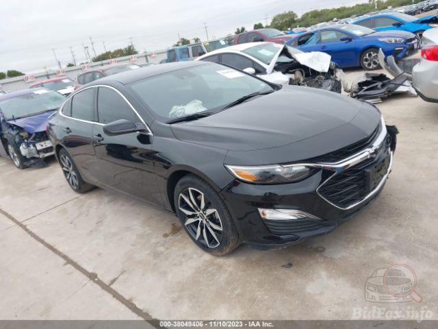 Chevrolet Malibu Fwd Rs 2023 Black 1.5L