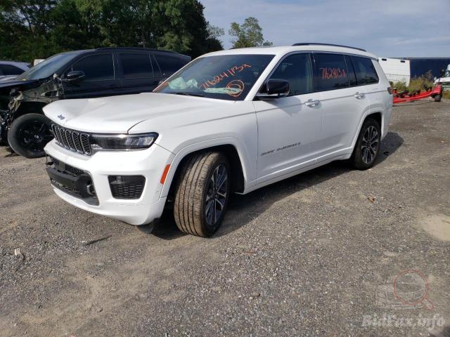 Jeep Grand Cherokee L Overland 2023 White 3.6L 6