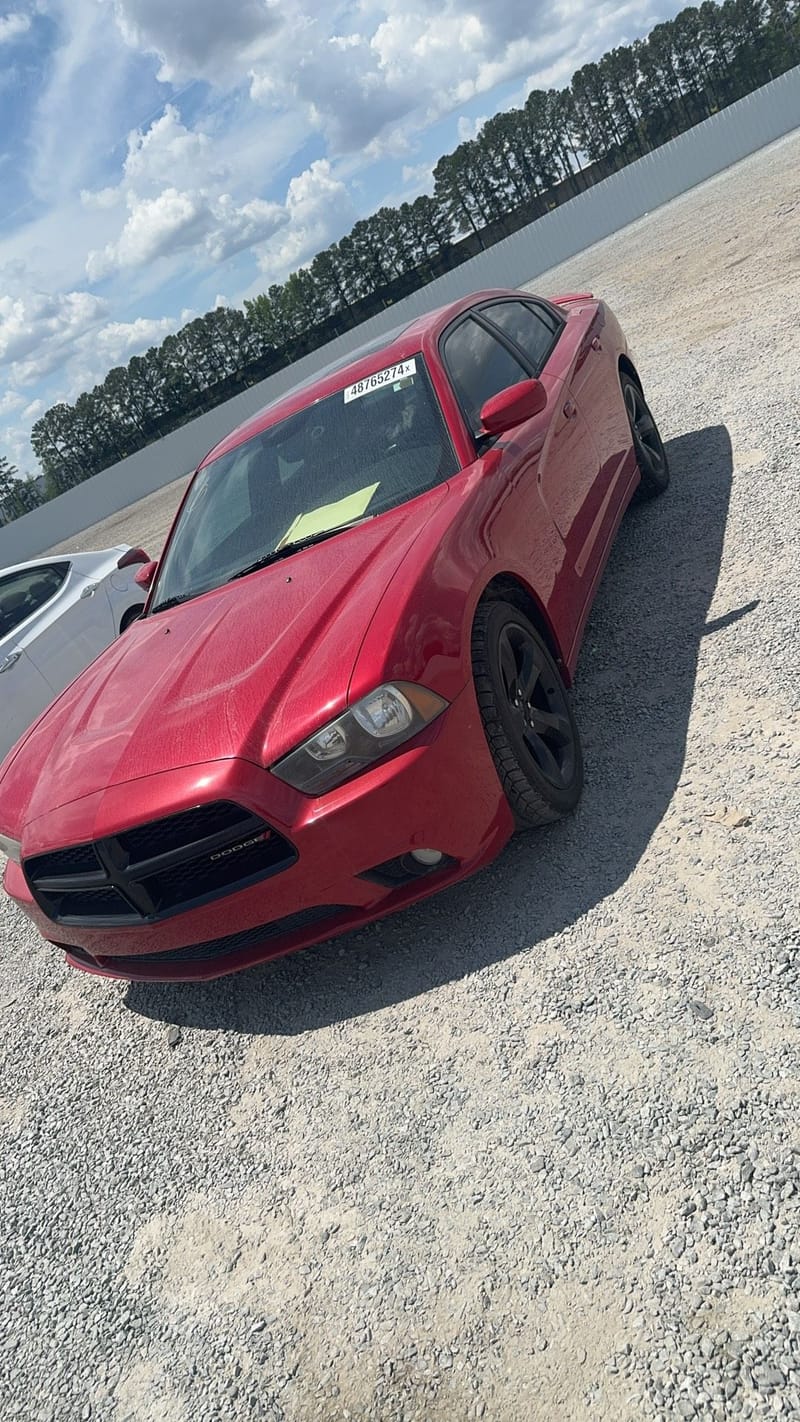 Dodge Charger Sxt 2014 Red 3.6L 6
