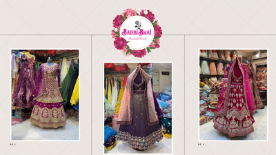 Lehenga for Wedding Party in Chandani Chowk - Babbi Bhai Poshak Wale
