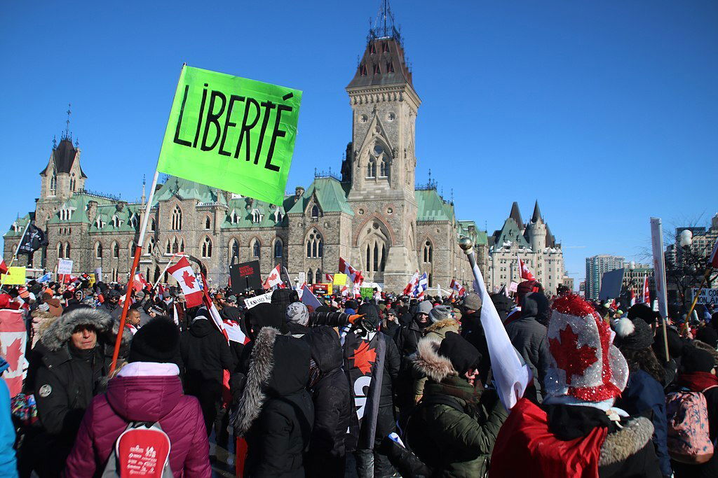 Canadian Trucker Protest: Voices In The Crowd