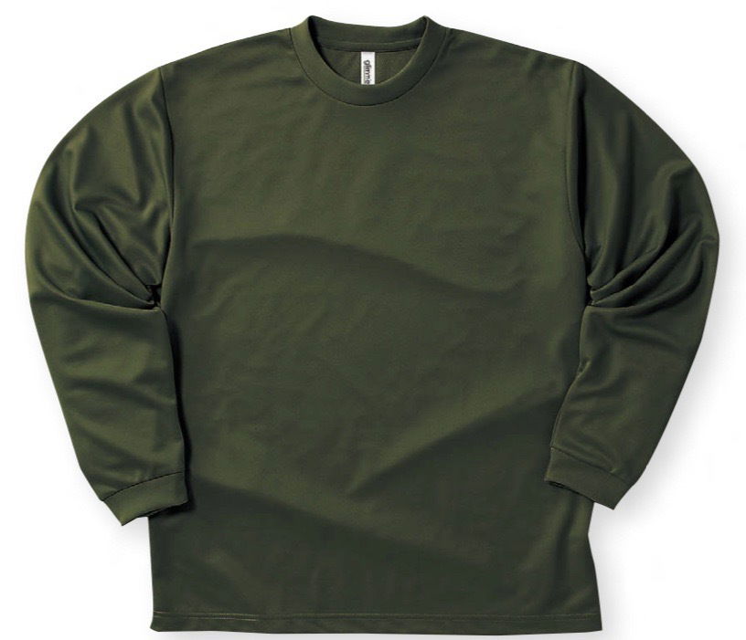 コットン　ドライ　ロングスリーブTシャツ