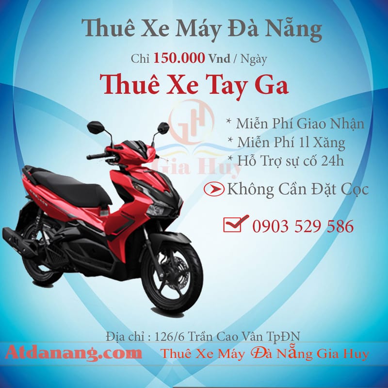 Thuê Xe Máy Airblade
