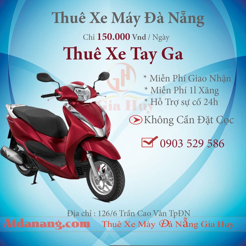 Thuê Xe Máy Lead 125cc