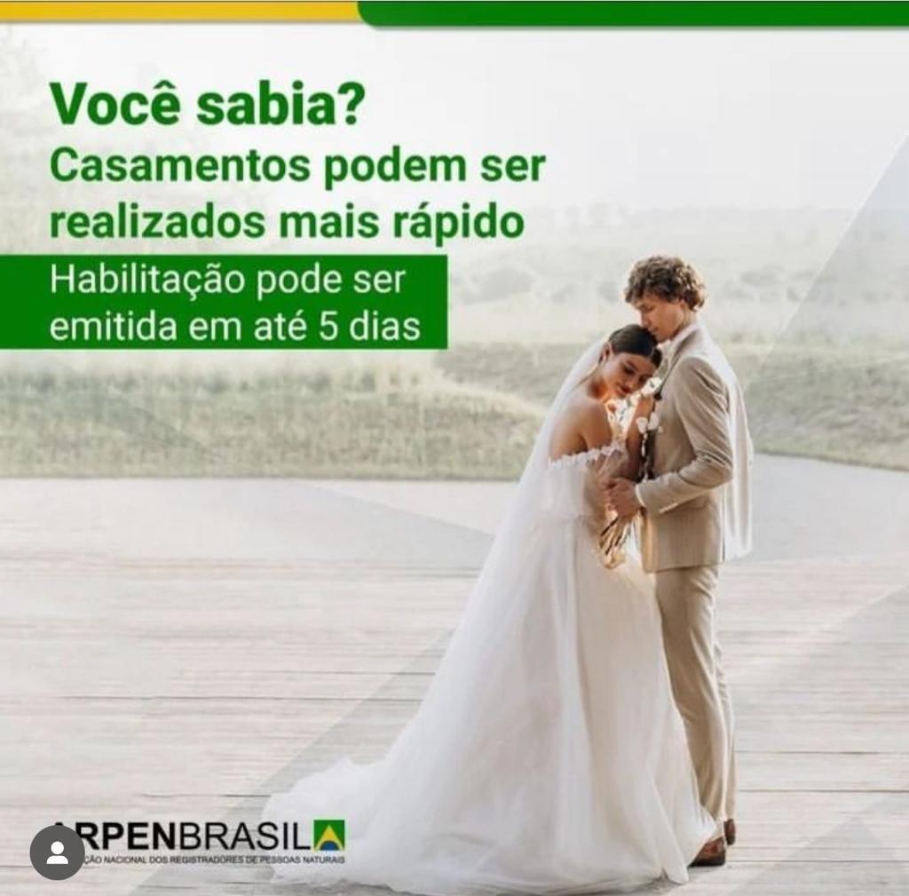 Redução do prazo para a expedição da habilitação de casamento