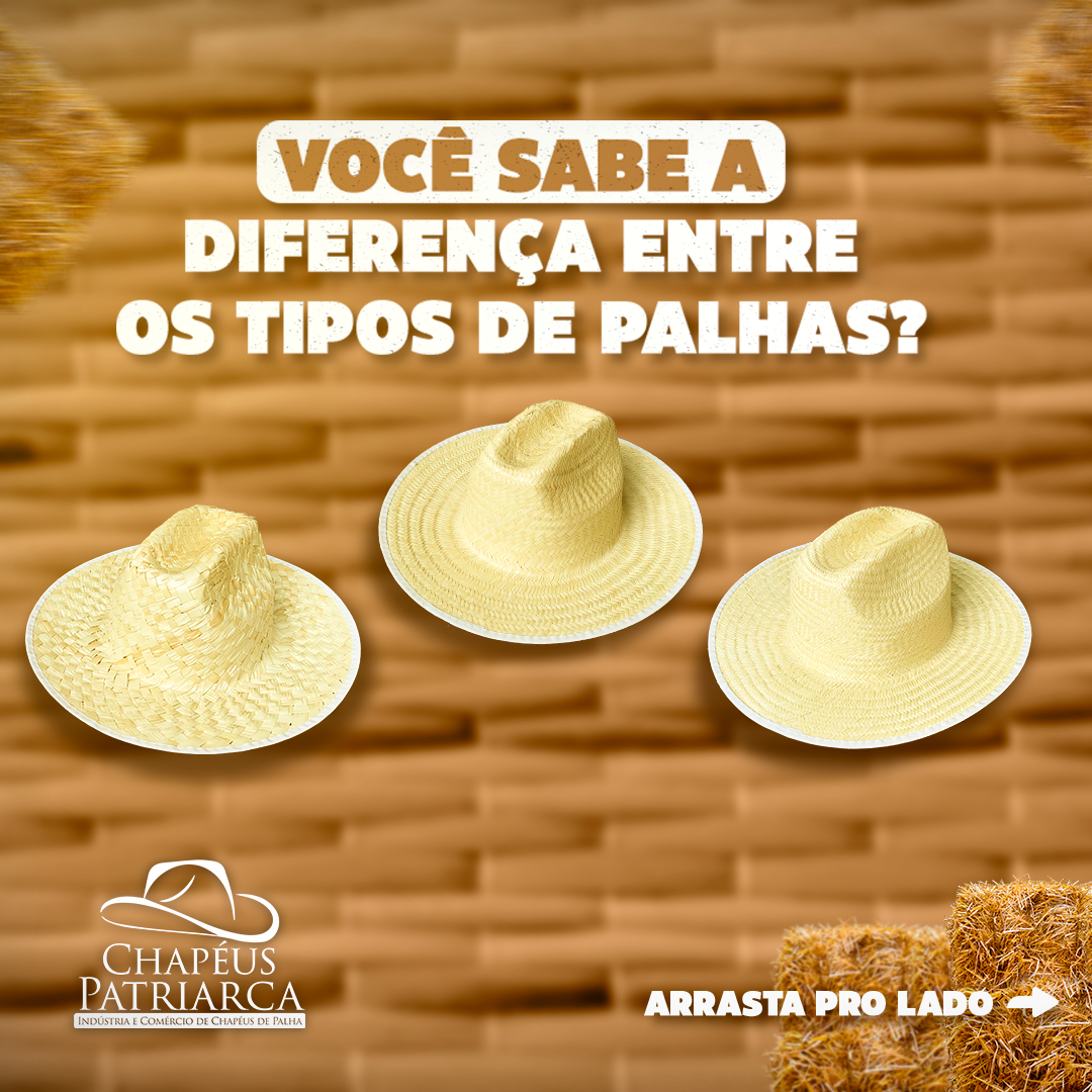 Você sabe a diferença entre os tipos de palha?