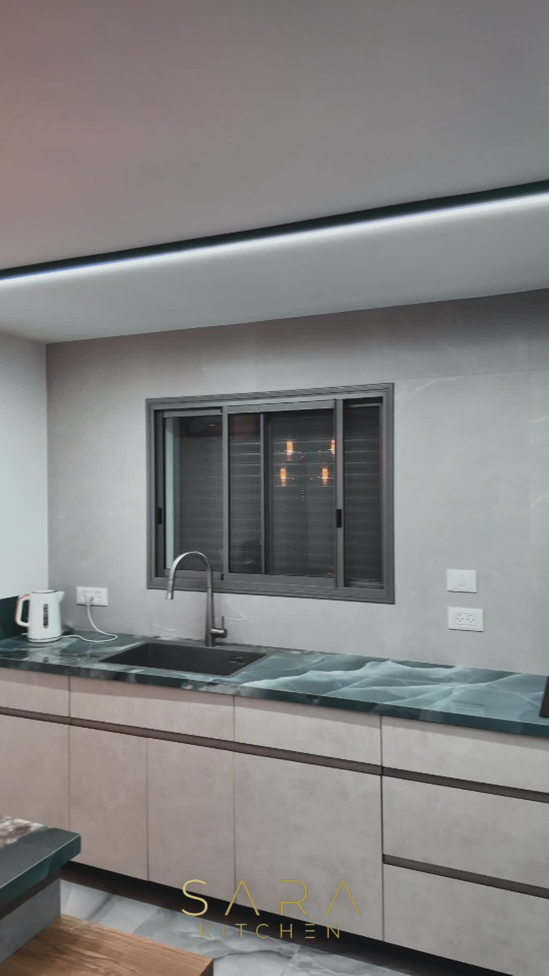 מטבח מודרני פורמייקה סטון 